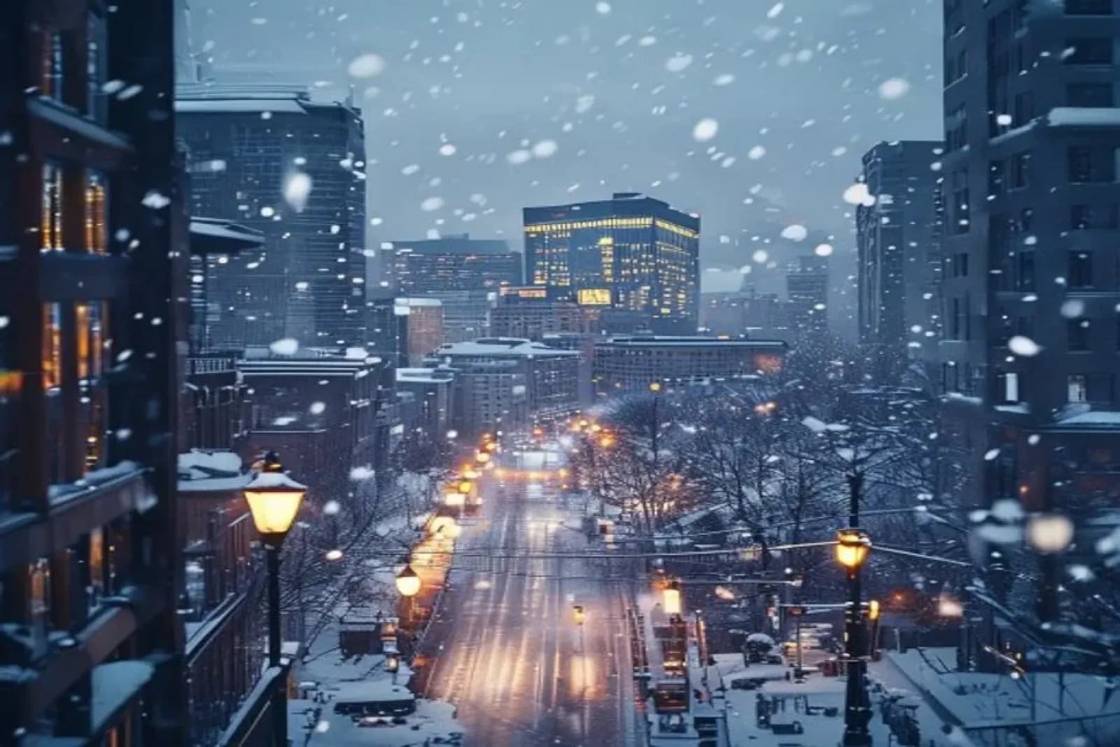 Regina, SK — Saskatchewan capital in deep prairie winter, government and commercial snow operations under blowing snow, snow.ca service area — Canada.