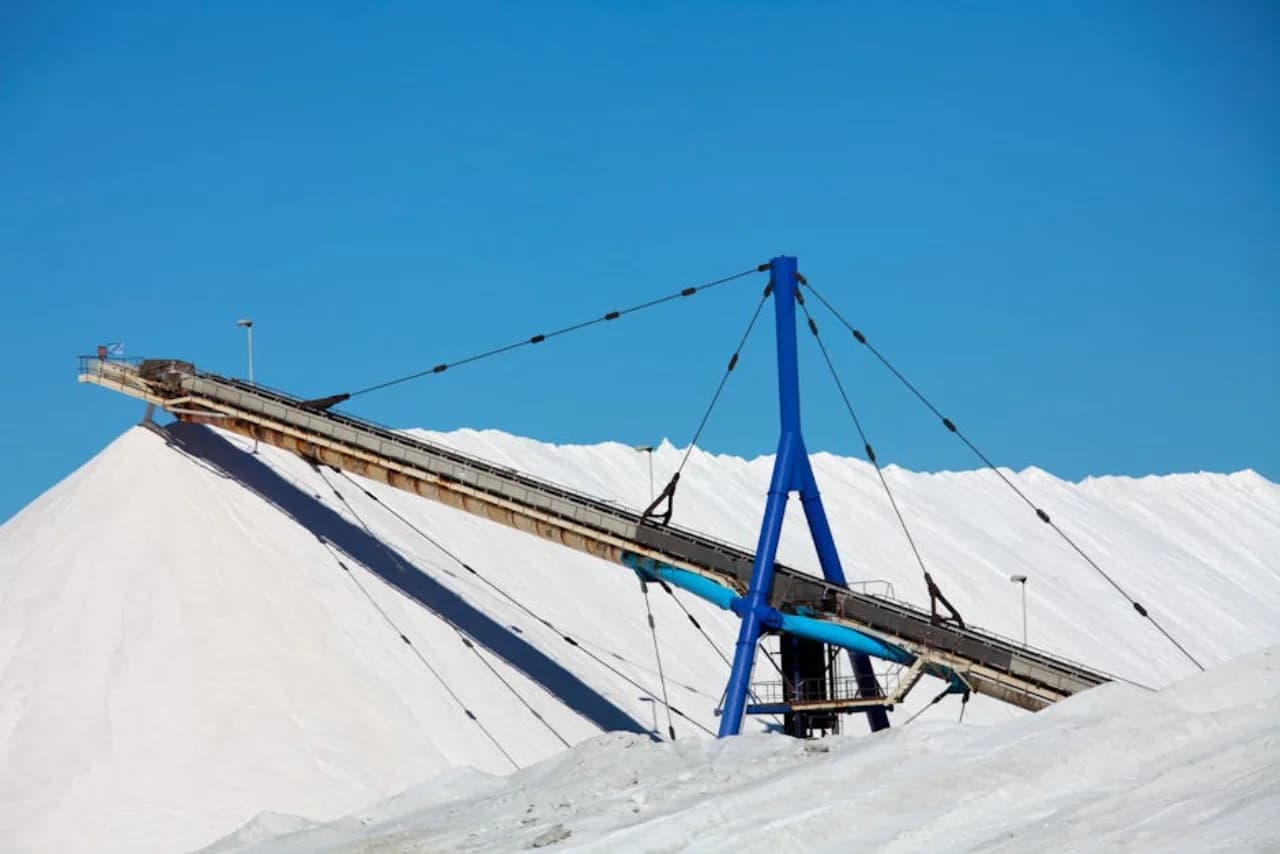 Calcium chloride (CaCl₂) pellets vs sodium chloride (NaCl) rock salt — chemistry, cost, and effective temperature comparison — Canada.