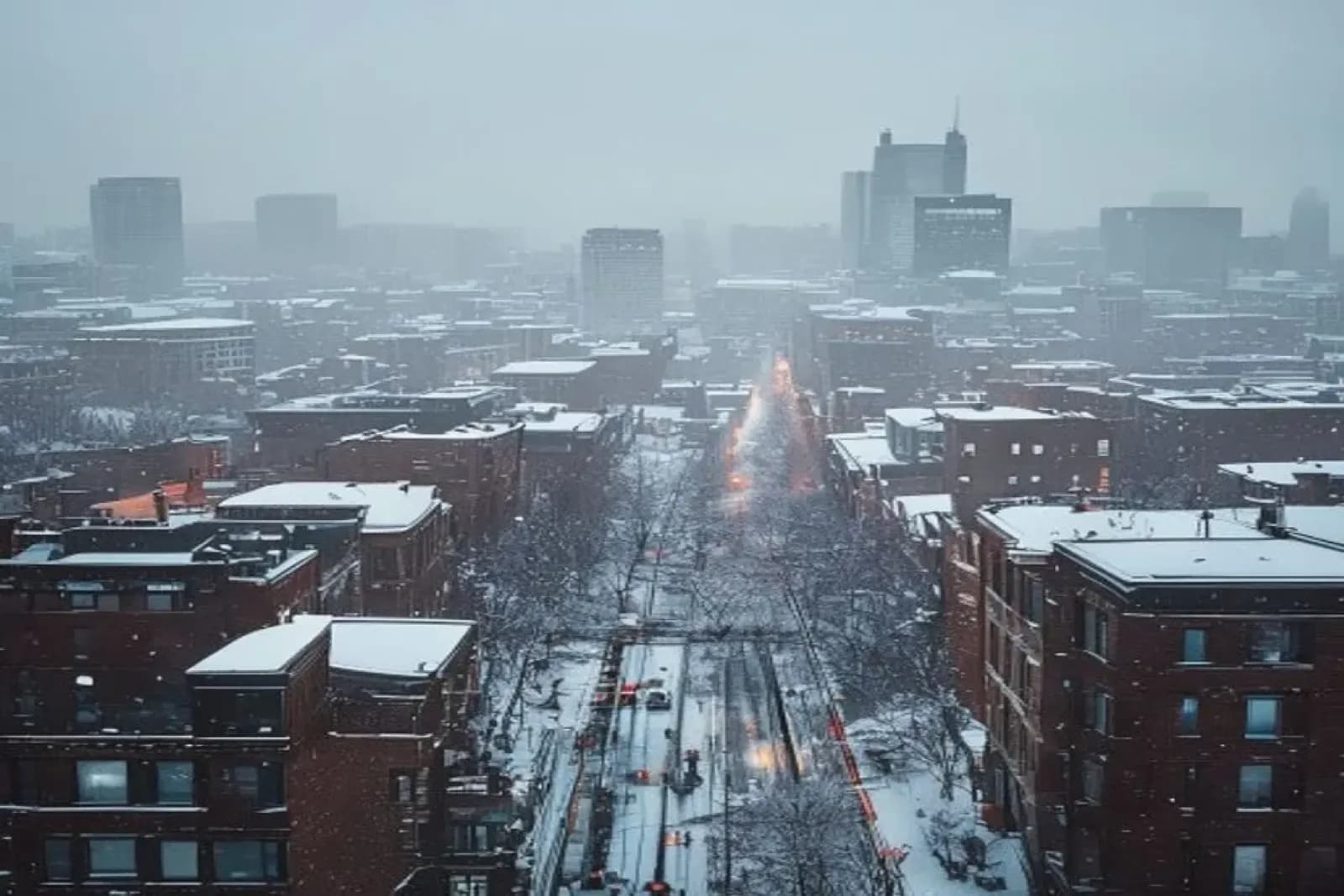 Richmond Hill, ON — York Region winter scene, executive residential and commercial snow operations north of Toronto, snow.ca service area — Canada.