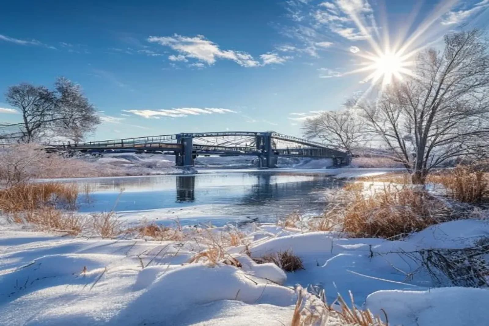 Saskatoon, SK — South Saskatchewan River city in deep prairie winter, university and commercial snow operations, snow.ca service area — Canada.
