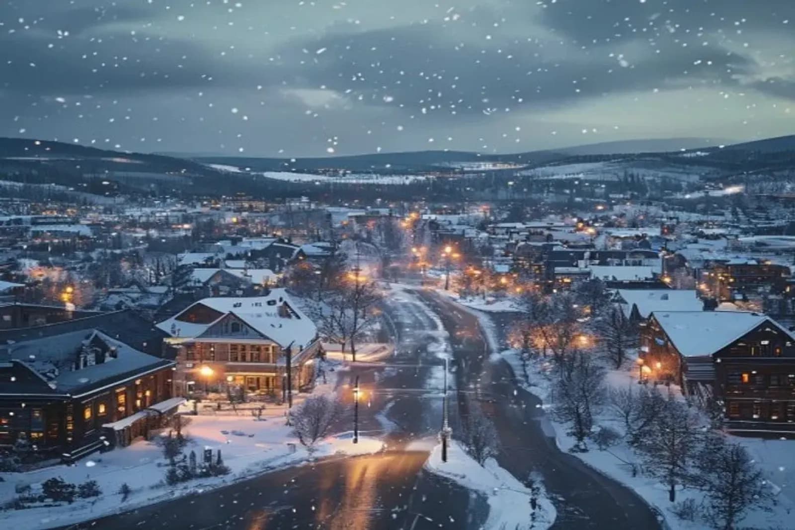 Whitehorse, Canada — winter cityscape with snow-covered streets and downtown, snow.ca service area.